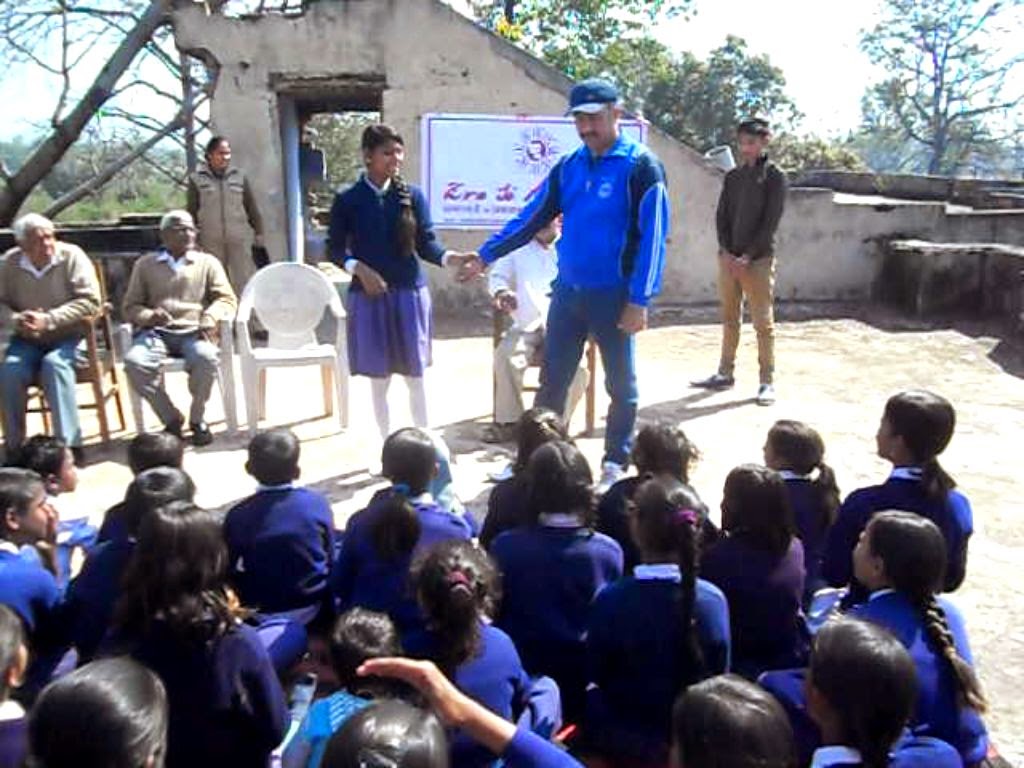 Self-defence training session
